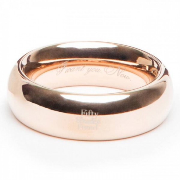 Fifty Shades Freed I Want You Now Steel Love Ring