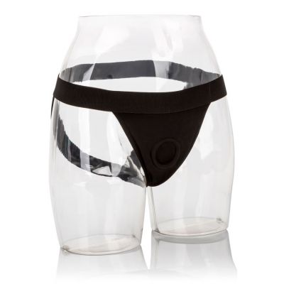 California Exotic Double Penetration Strap On Jock Harness