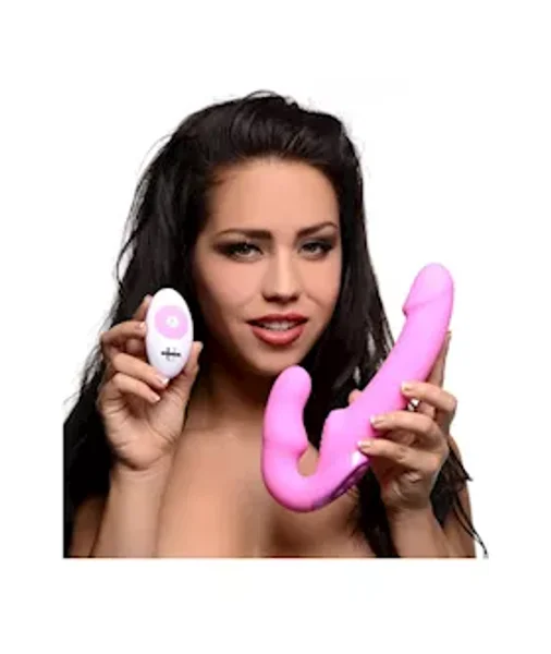 Urge Silicone Strapless Strap-on With Remote - Pink — image 13 of 13