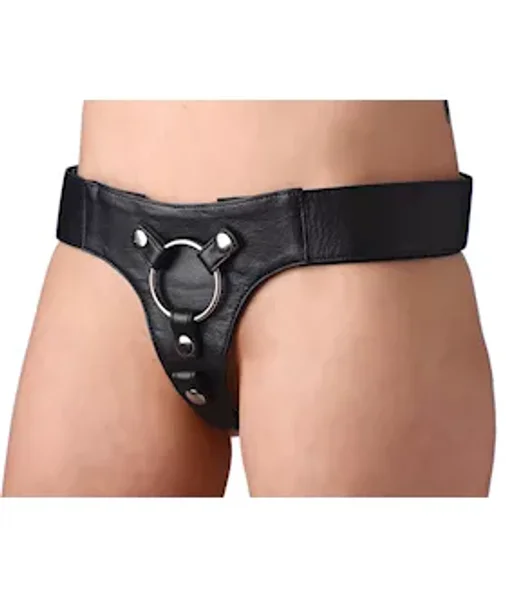 Domina Wide Band Strap On Harness - Black — image 13 of 13