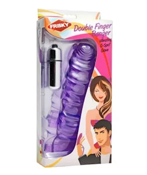 Double Finger Banger Vibrating G-spot Glove — image 6 of 6