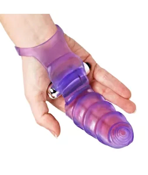 Double Finger Banger Vibrating G-spot Glove — image 4 of 6