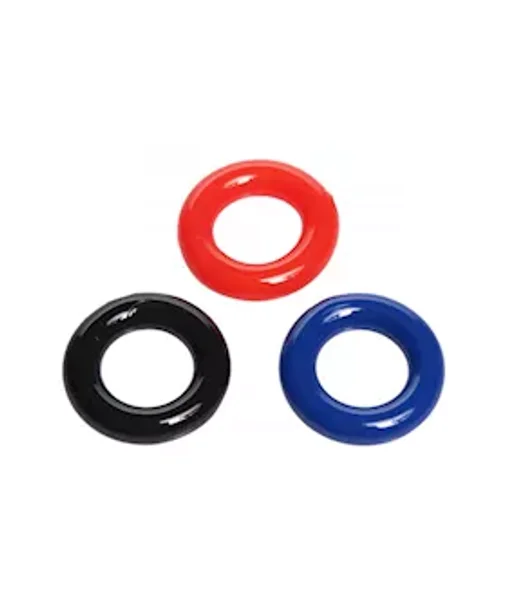 Stretchy Cock Ring 3 Pack - Multi — image 2 of 2