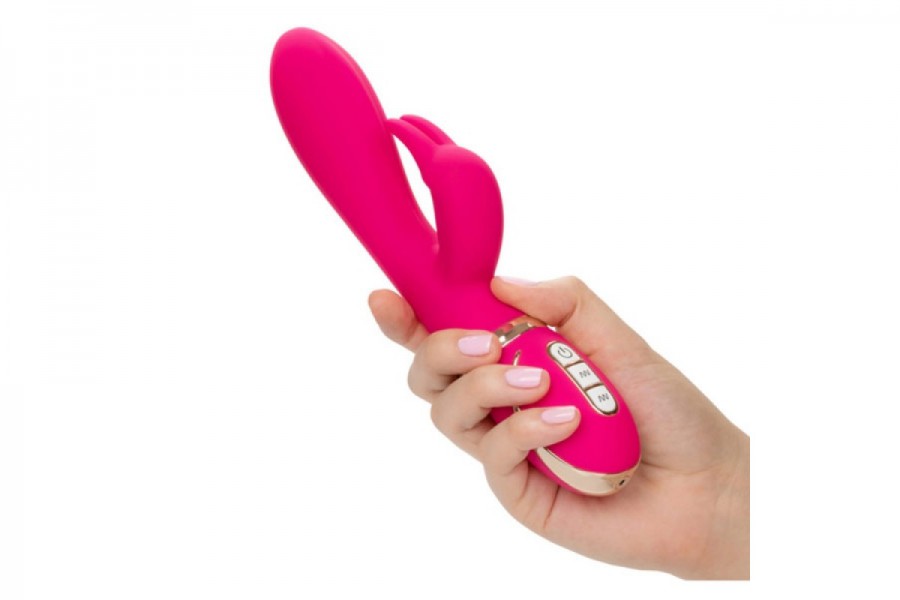 California Exotic 9" Silicone Ultra-Soft Jack Rabbit Vibrator