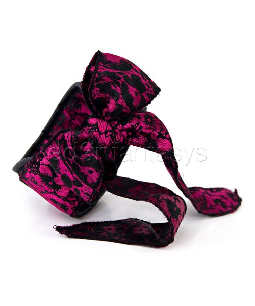 Silk sashay cuffs