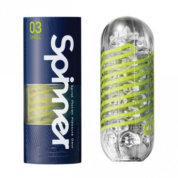 Tenga Spinner Spiral Motion 5.1" Masturbator - Shell Texture