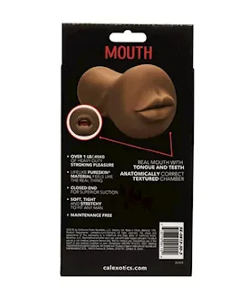 Stroke It Mouth Mastorbator - Brown — image 17 of 18