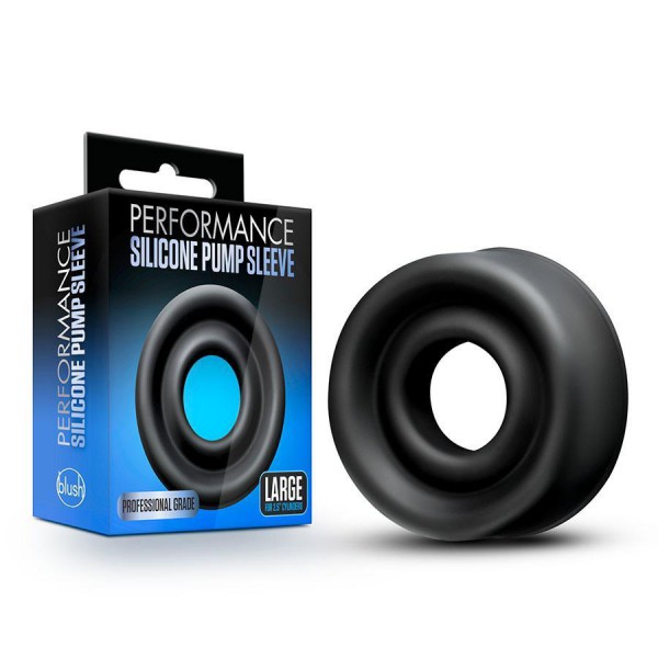 High Performance Replacement Silicone Penis Pump Sleeve Doughnut Black