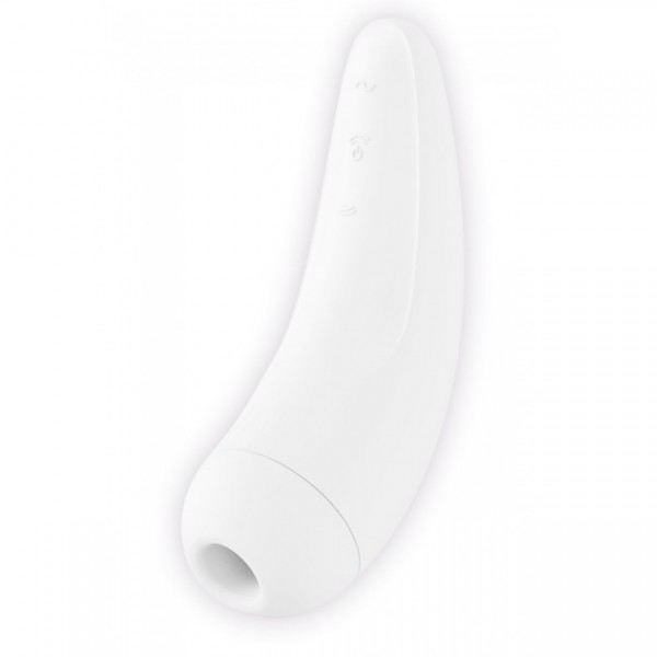 Satisfyer Curvy 2 Plus Air Pulse Silicone Clitoral Stimulator With Vibration & App