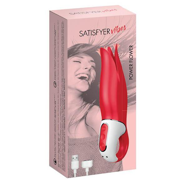 Satisfyer Power Flower 7.4" Silicone Clitoral Vibrator