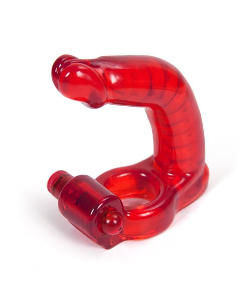 Double penetrator cock ring