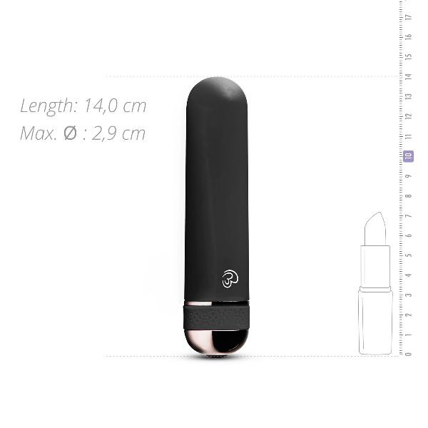 Supreme Shorty Mini Vibrator Black