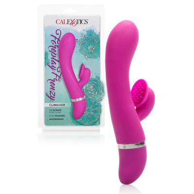 California Exotic 7 5 Rabbit Vibrator with Tickling Clitoral Scoop