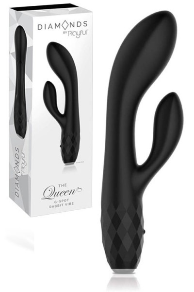 Playful Diamonds The Queen Rechargeable 7.9" G-Spot Rabbit Vibrator