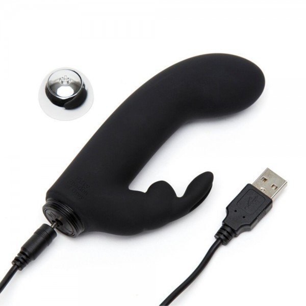 Fifty Shades Greedy Girl 5.5" Mini Rabbit Vibrator
