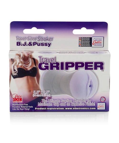 Travel gripper blow job and pussy