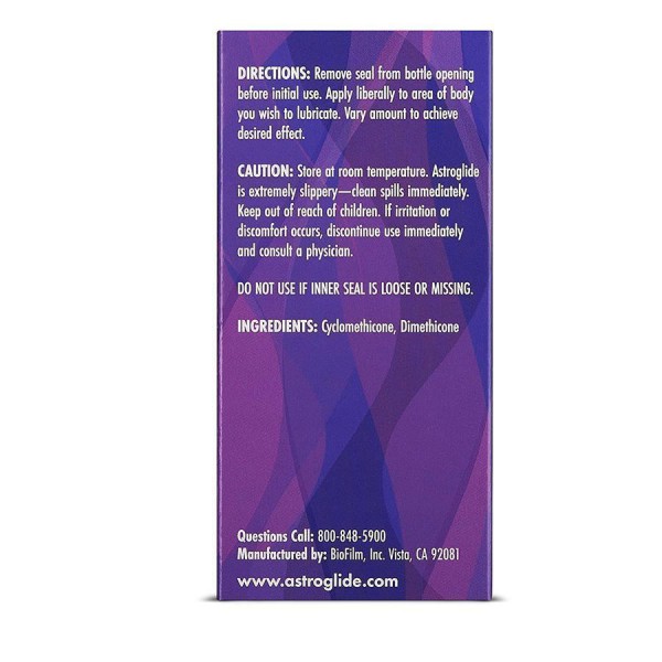 Astroglide X Silicone Based Personal Sex Lube 2.5 oz
