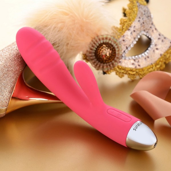 Svakom Barbara Ribbed G-Spot Rabbit Vibrator