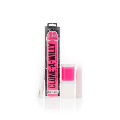 Clone a Willy Glow in the Dark Hot Pink
