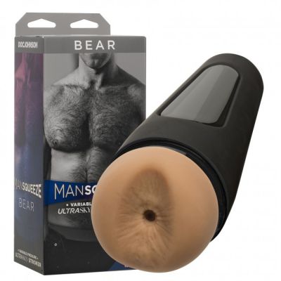 Man Squeeze Bear Ass Stroker