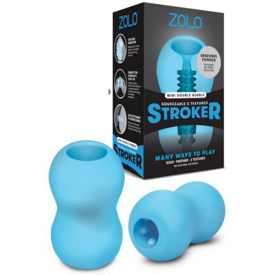 ZOLO Mini Double Bubble 3 1 Masturbator Oral Enhancer