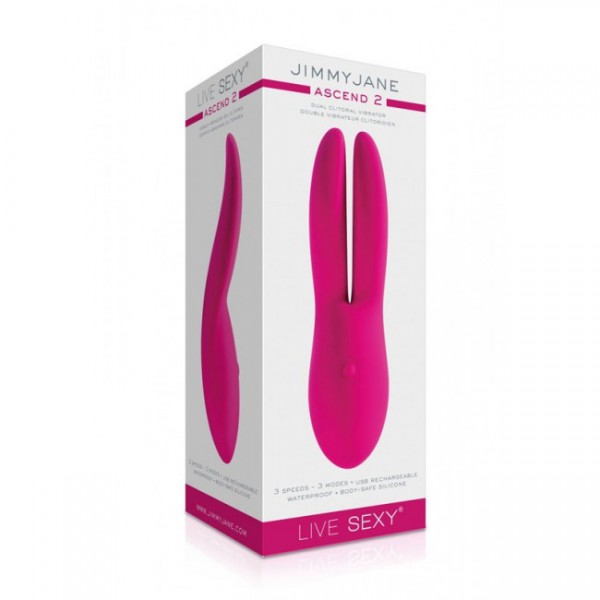 Jimmyjane - Ascend 2 Dual Clitoral Vibrator (Pink)