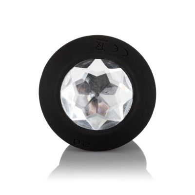 California Exotic Vibrating 3 75 Silicone Butt Plug with Gem Base Control