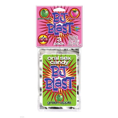 Pipedream BJ Blast 3 pack Strawberry Cherry and Green Apple