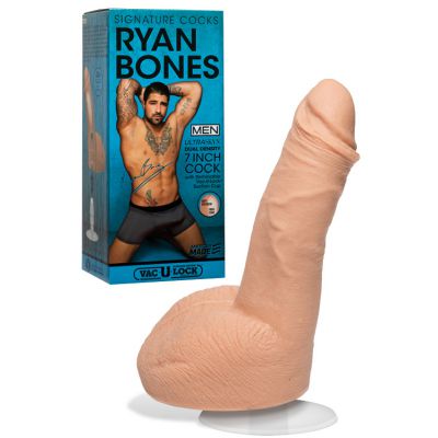 Doc Johnson Ryan Bones 7 25 Dildo with Removable Suction Cup