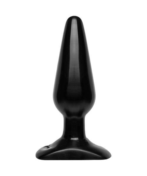Doc Johnson Classic Butt Plug - Medium Black