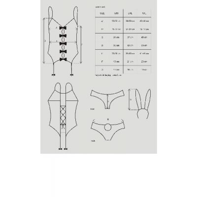 Bunny Suit 4 Pc Costume