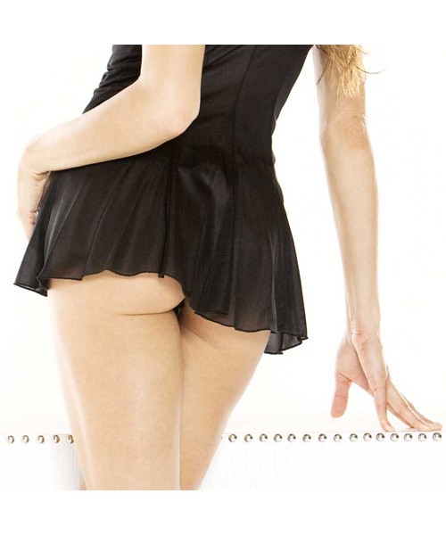 Lace panel chemise & g-string white — image 6 of 6