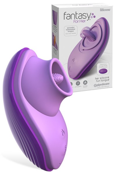 Pipedream Licking Tongue 5.1" Clitoral Vibrator With Heat Function