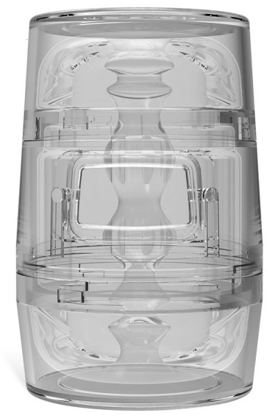 Doc Johnson Compact 4" Realistic Pussy & Ass Masturbator