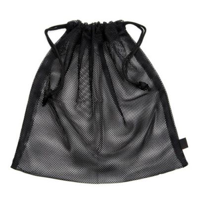 Black mesh gift bag
