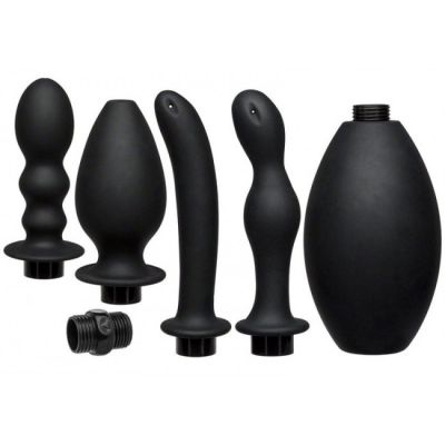 Kink Flow Full Flush Set 6 Piece Douche Kit