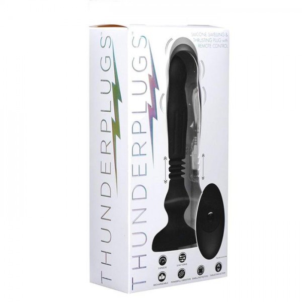 Thunderplugs Swelling and Thrusting Silicone Anal Plug