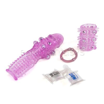 Beaded pleasure set purple