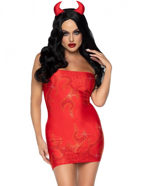 Leg Avenue 3 Piece Bedazzled Devil Costume