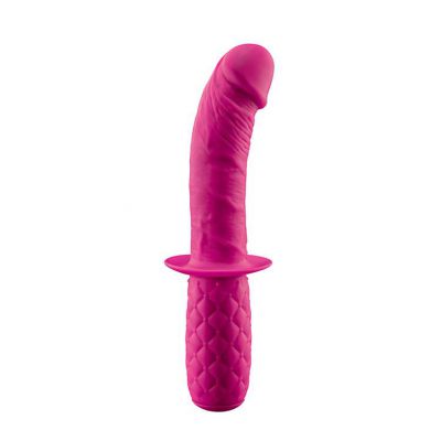 Orgasm Driver Pink Silicone Dong