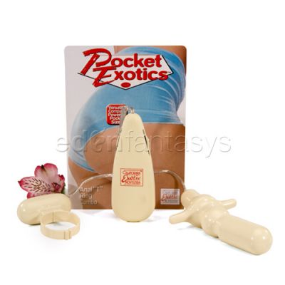 Pocket exotics anal T and ring combo