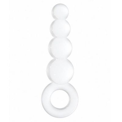 Chrystalino Handblown Glass Tickler Beaded Plug