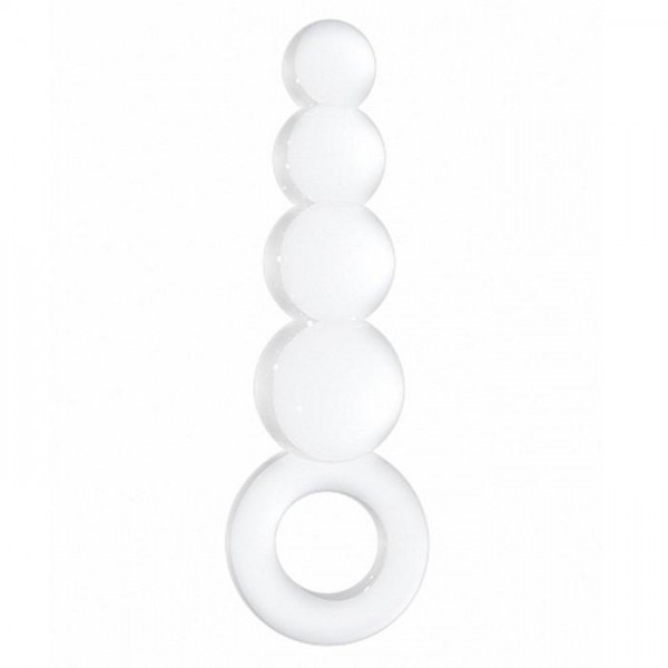 Chrystalino Handblown Glass Tickler Beaded Plug