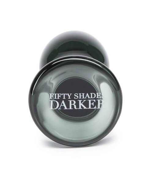 Fifty Shades Darker Something Darker Glass Butt Plug