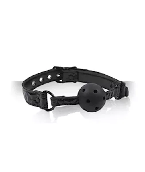Sinful Black Ball Gag — image 12 of 13