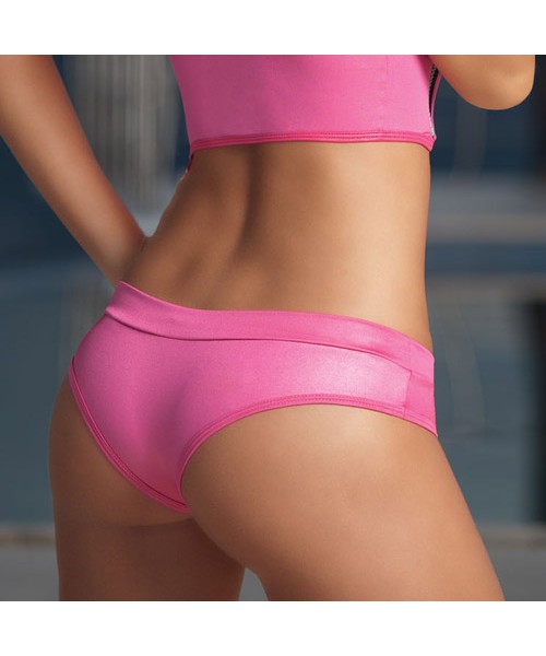 Fuchsia zipper detail two piece set