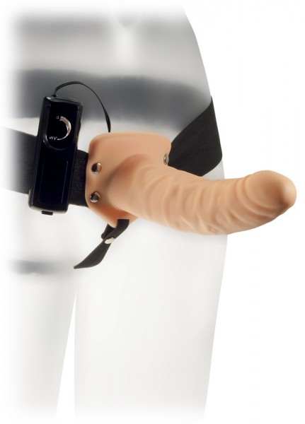 The Extender Plus Vibrating Hollow Strap-On Set