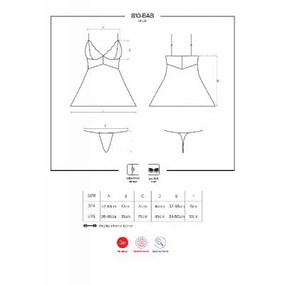 Classic Babydoll And Thong White