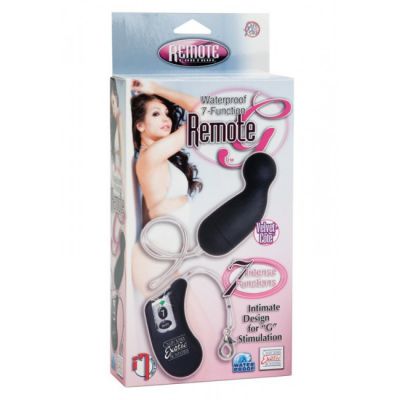Waterproof 7 Function Remote Control G Spot Bullet Black