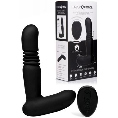 Under Control 5 Thrusting Silicone Butt Plug with Remote
